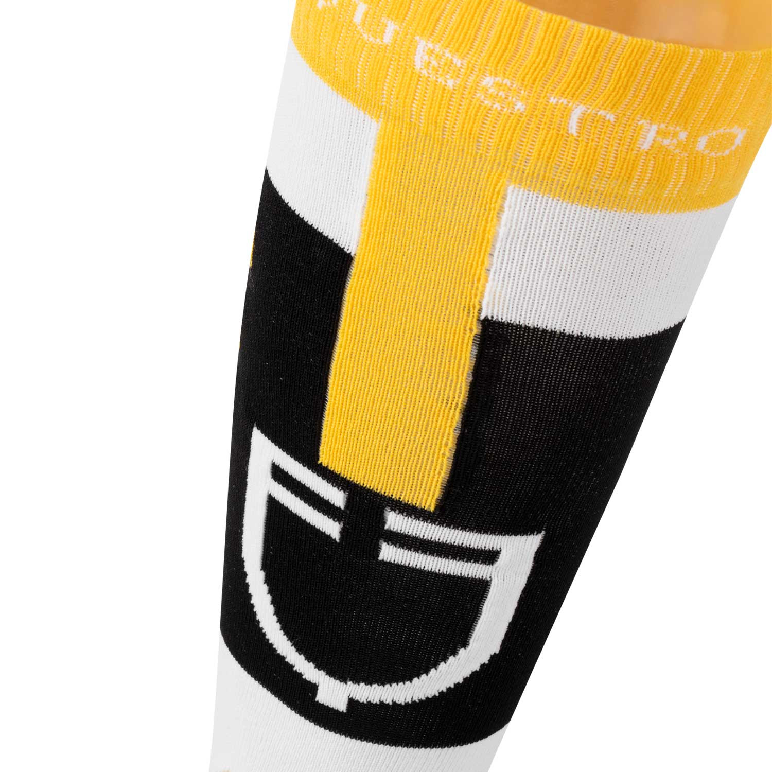 Socke aus atmungsaktivem Funktionsgewebe mit Logo