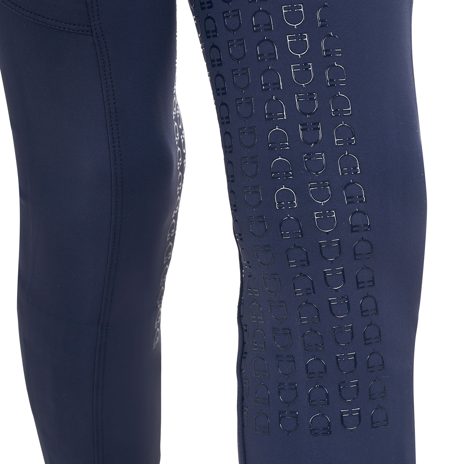 Mädchen-Reitleggings mit schmalem Schnitt und Vollbesatz X FISE