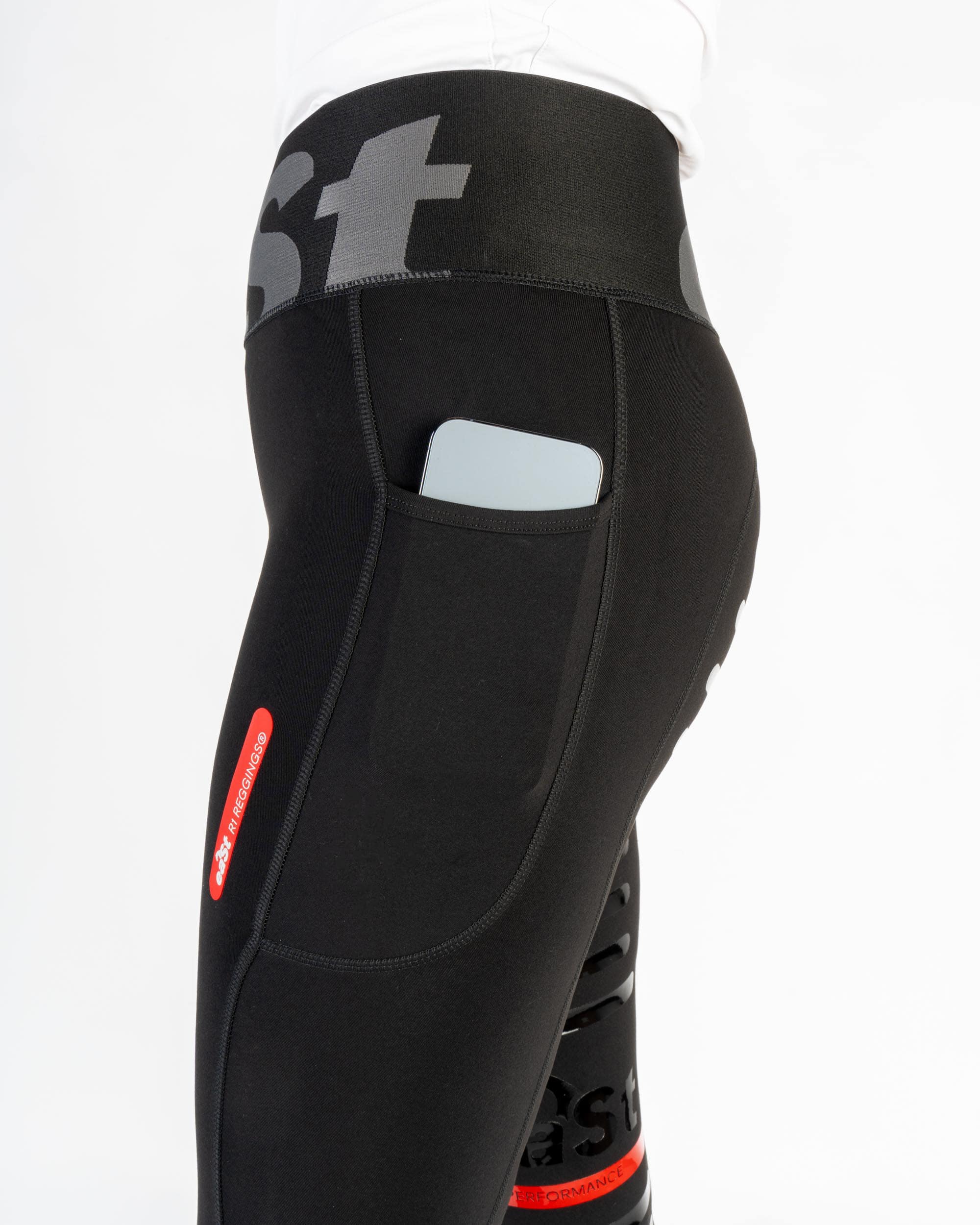 Ladies riding leggings REGGINGS® R1 Highwaist with full grip