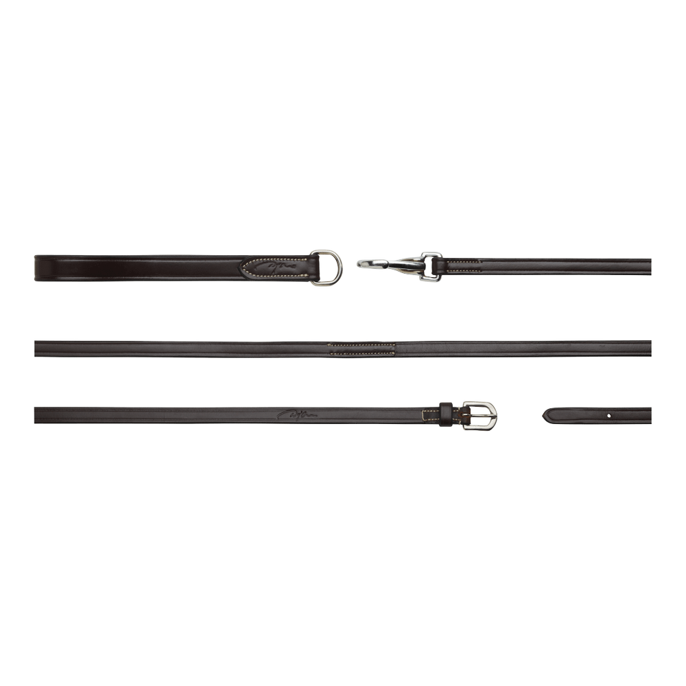 Ausbindezügel komplett aus Leder 1/2"