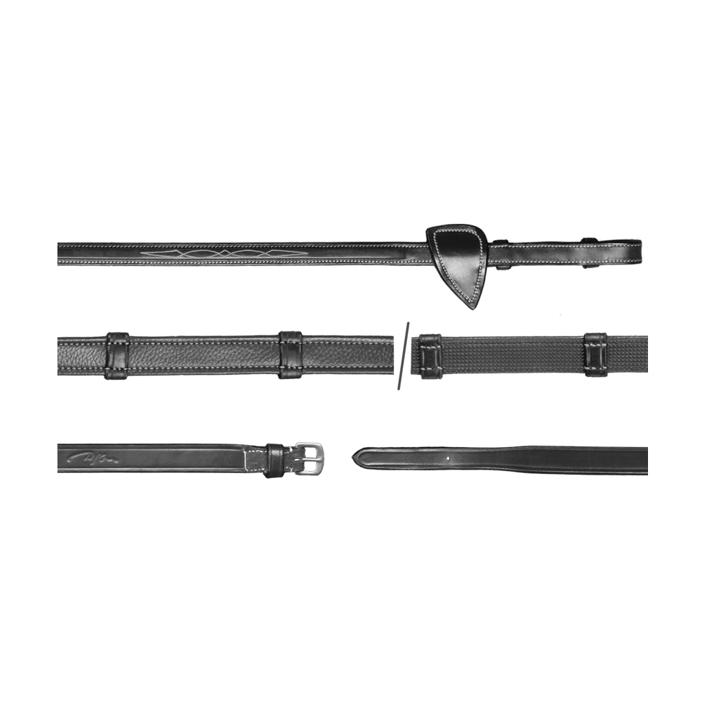 5/8" (16 mm) Jagdzügel mit 7 Lederstegen