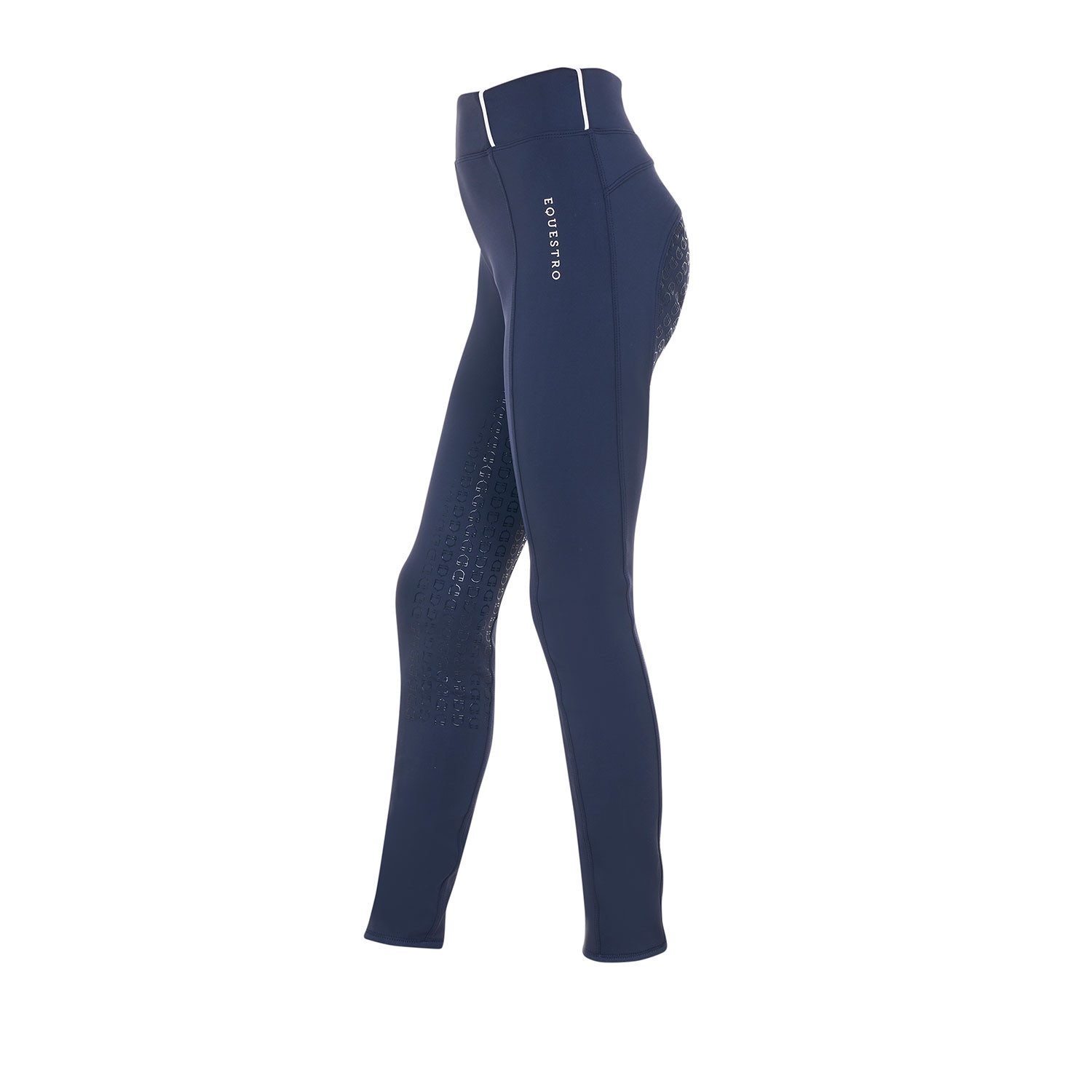 Mädchen-Reitleggings mit schmalem Schnitt und Vollbesatz X FISE