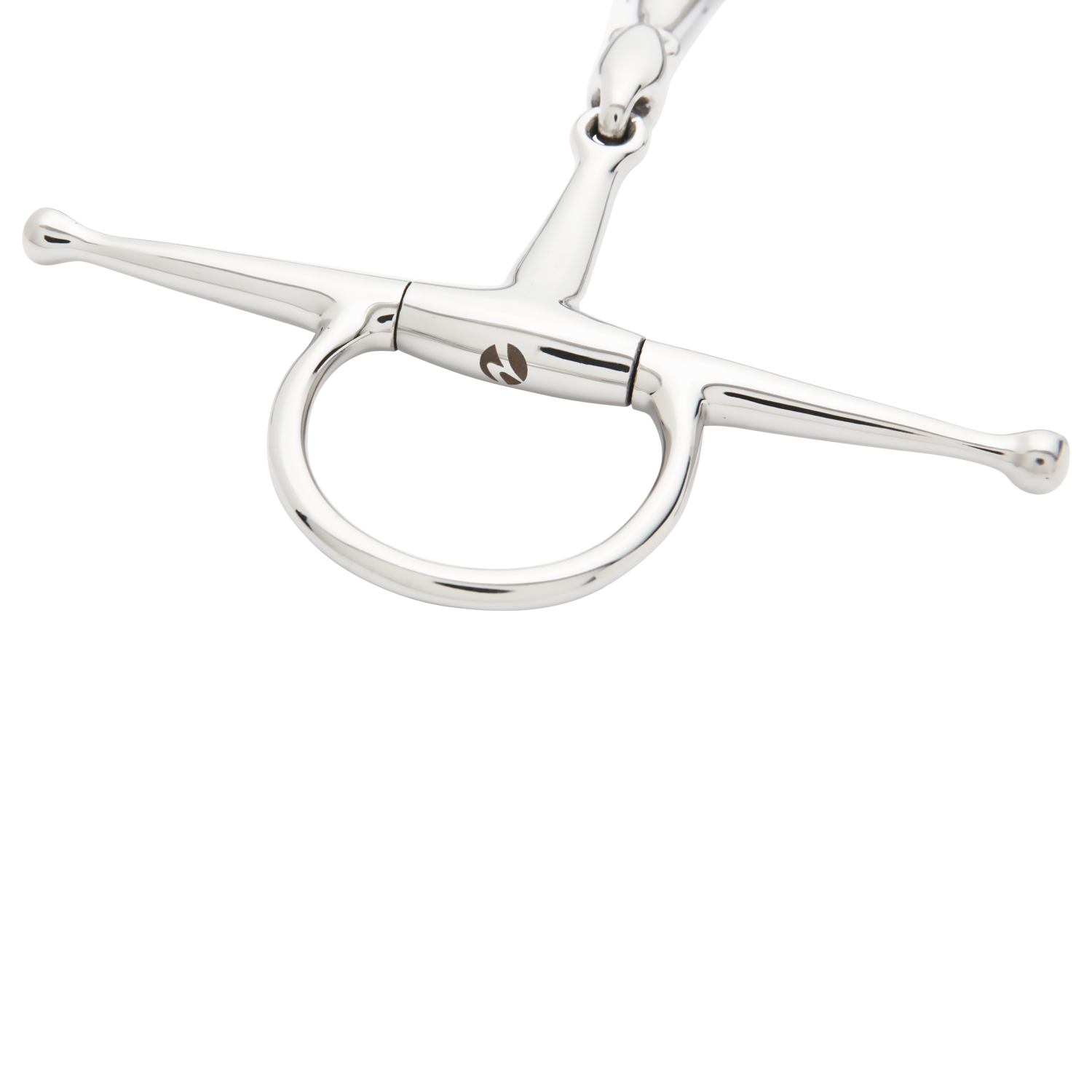 Schenkeltrense Edelstahl, 16 mm, doppelt gebrochen