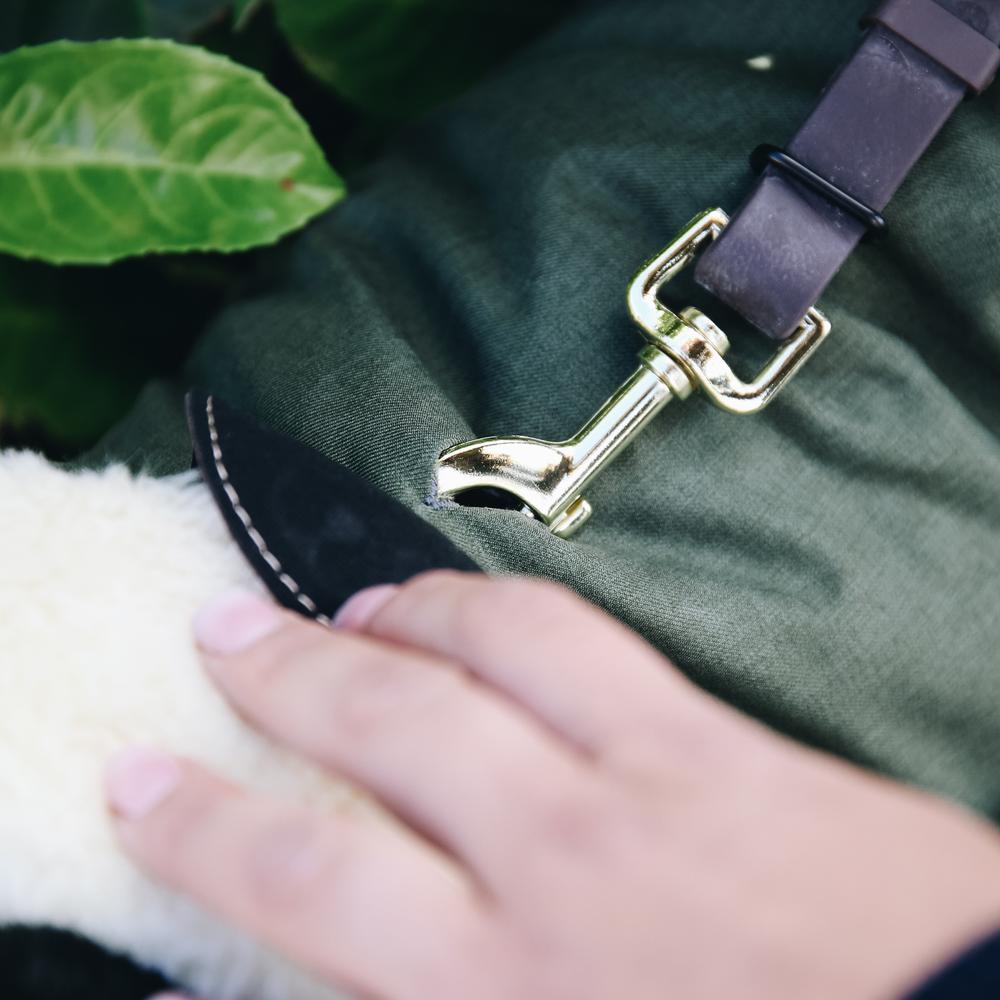 Manteau pour chien imperméable 300g en olive