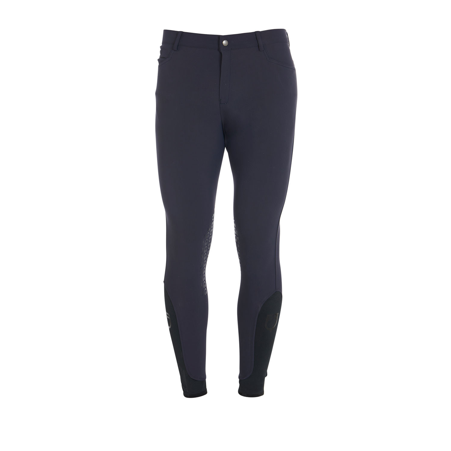 Schmale Herren-Reithose mit Grip und Logo