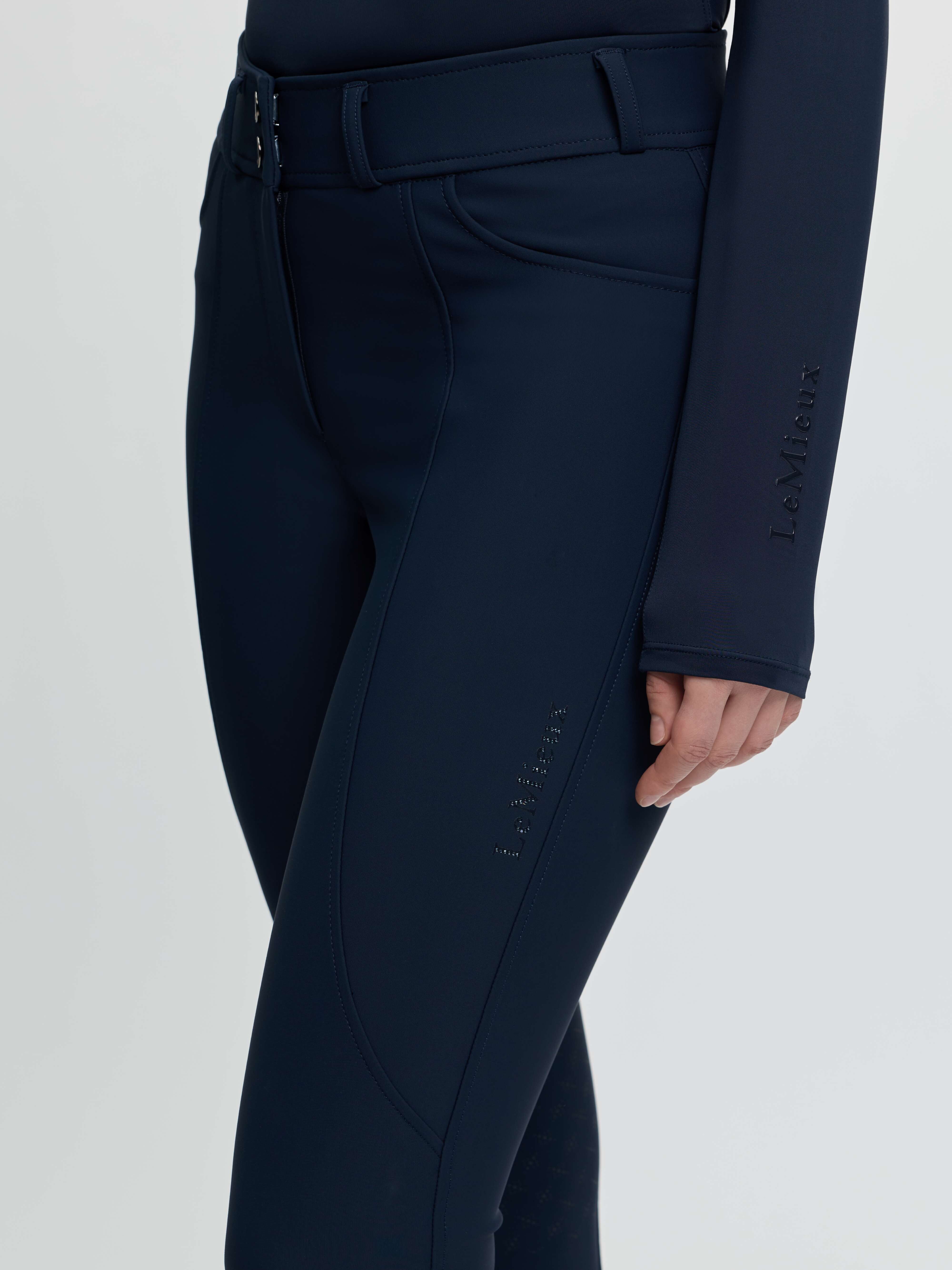 Brilliance Reithose mit Kniebesatz