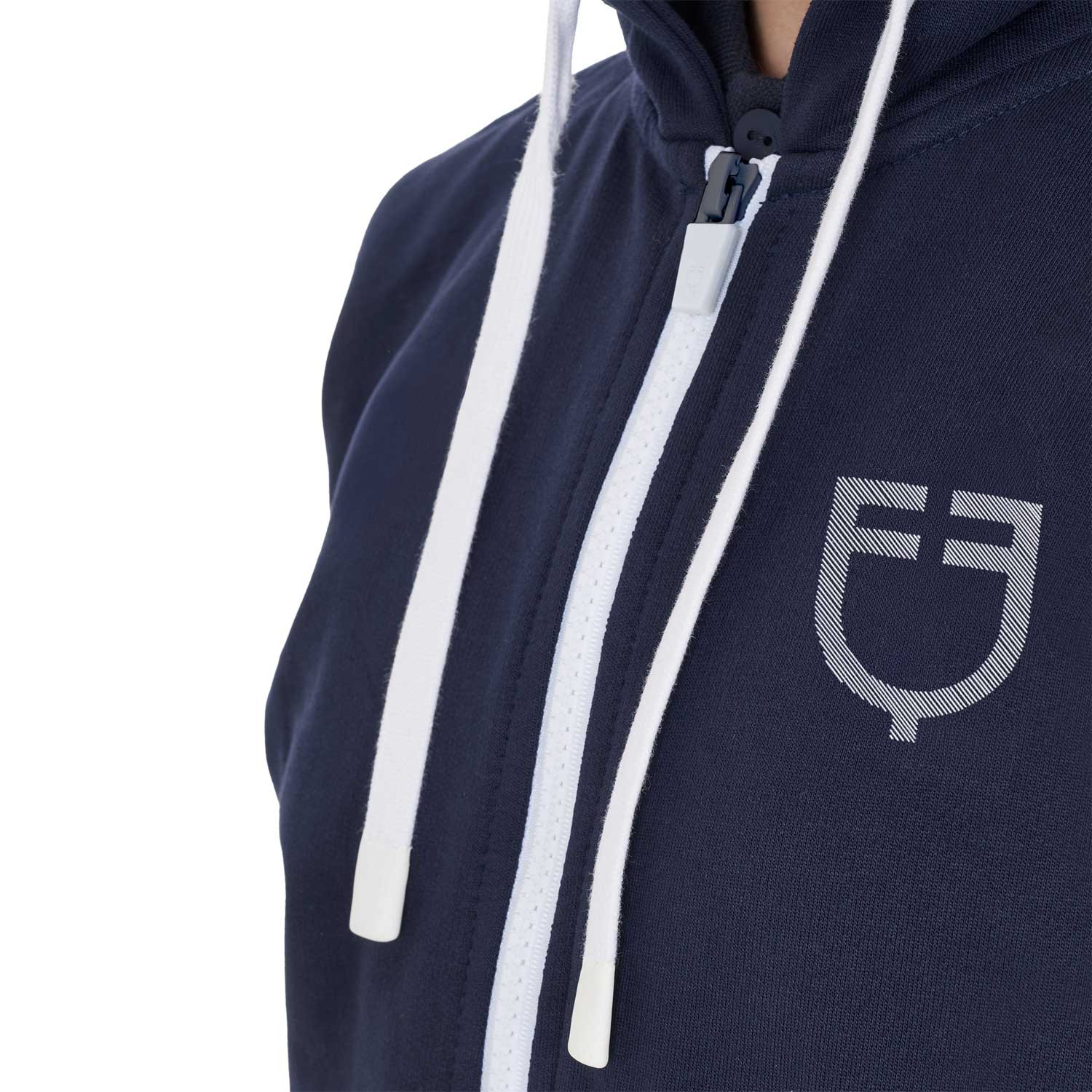 Unisex-Kapuzensweatshirt für Kinder mit Frontreißverschluss