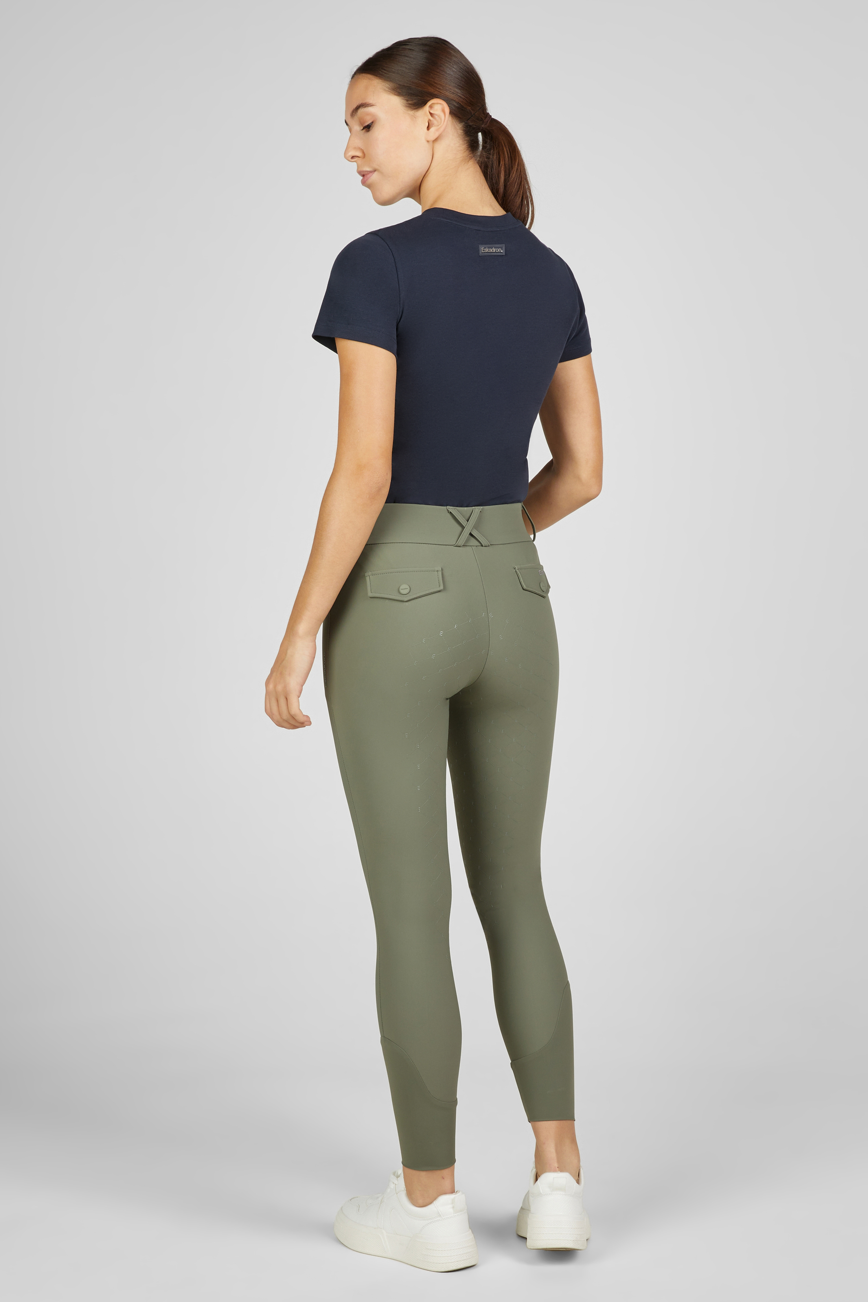 Reithose Damen Classic Sports Vollgrip