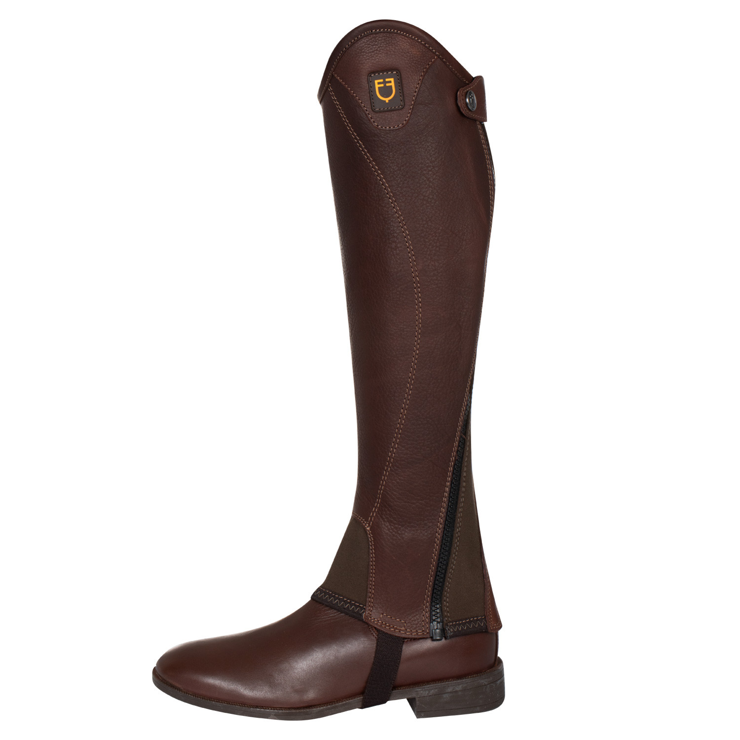 Unisex-Stiefeletten aus weichem Leder mit seitlichem Reißverschluss