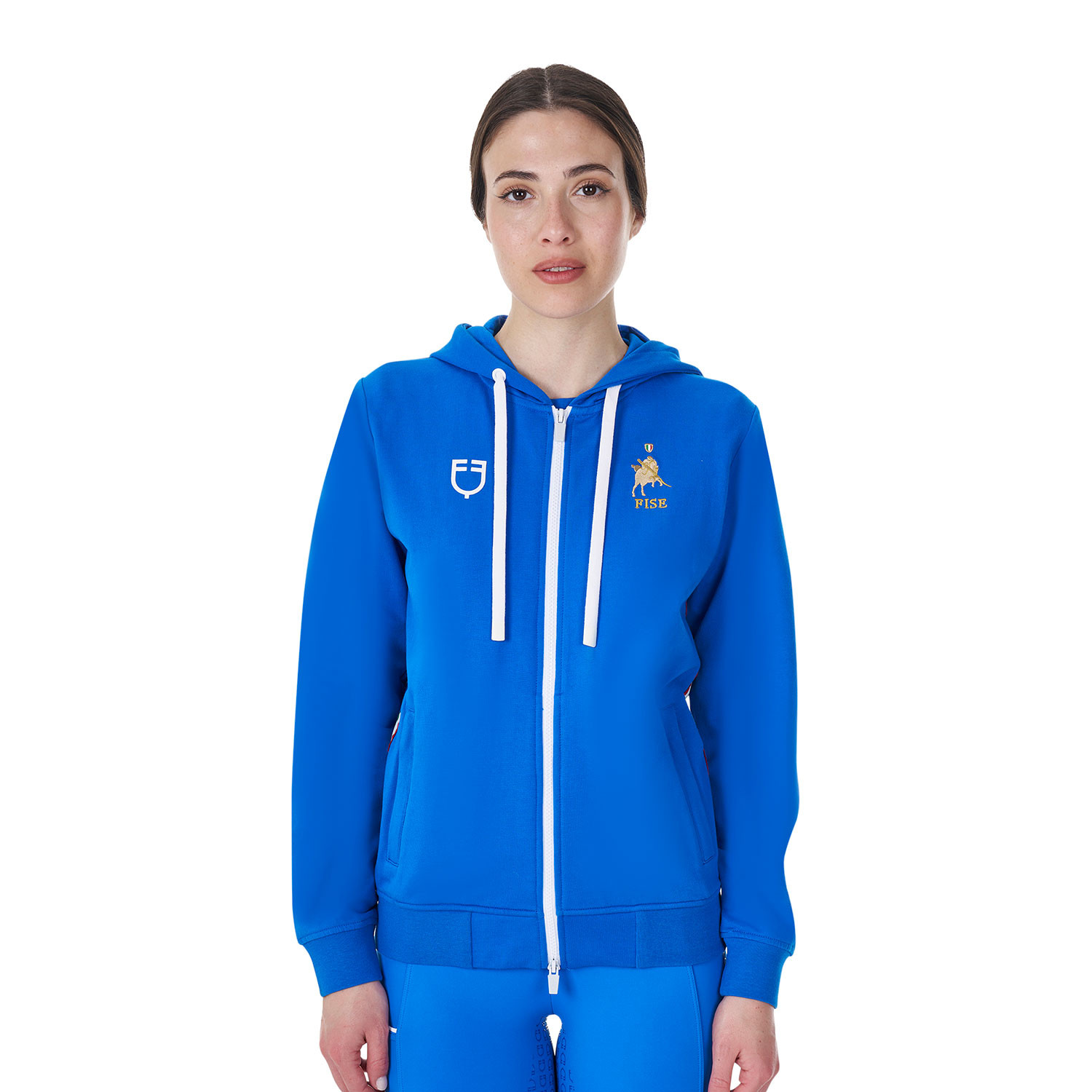Fleece-Hoodie X FISE für Damen