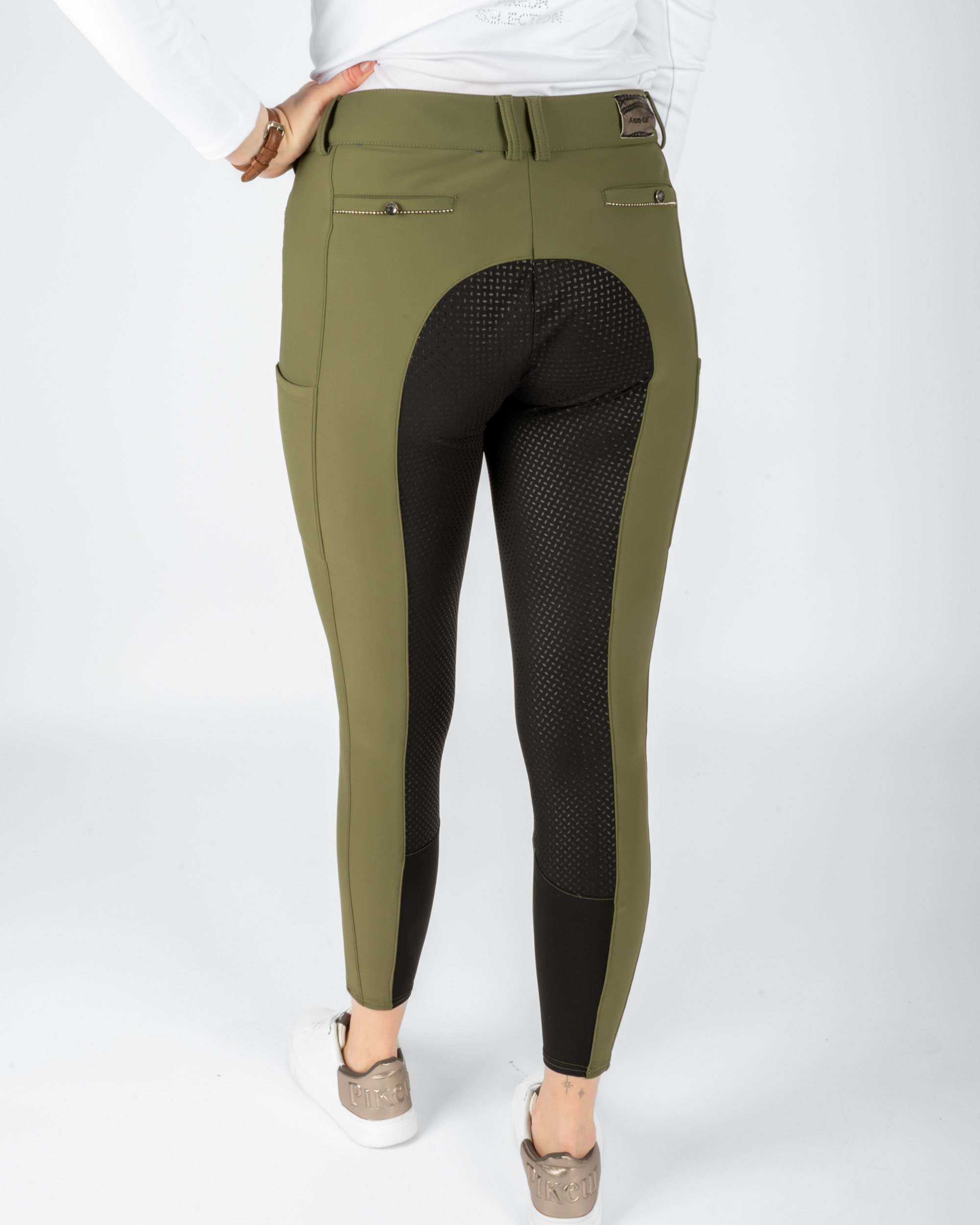 Ladies riding breeches Arielle Snow FullGrip