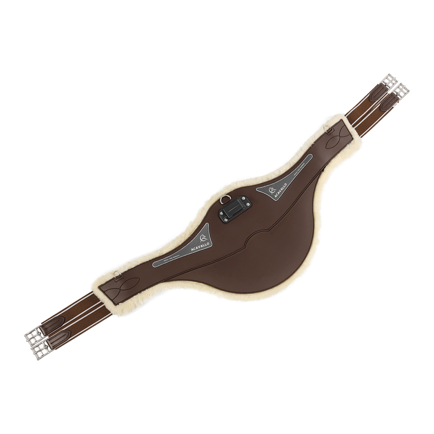Spring-Sprunggurt Classic Gel PVC abnehmbares Kunstlammfell