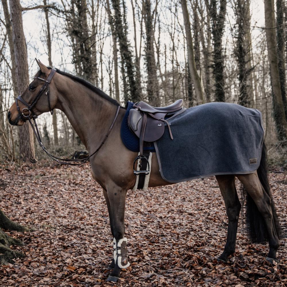 Couverture d'équitation carrée Heavy Fleece