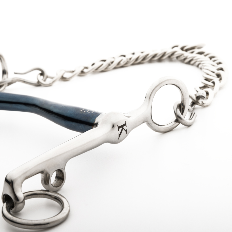 Dressurkandare "Ergonomic" 14mm-Zungenbogen