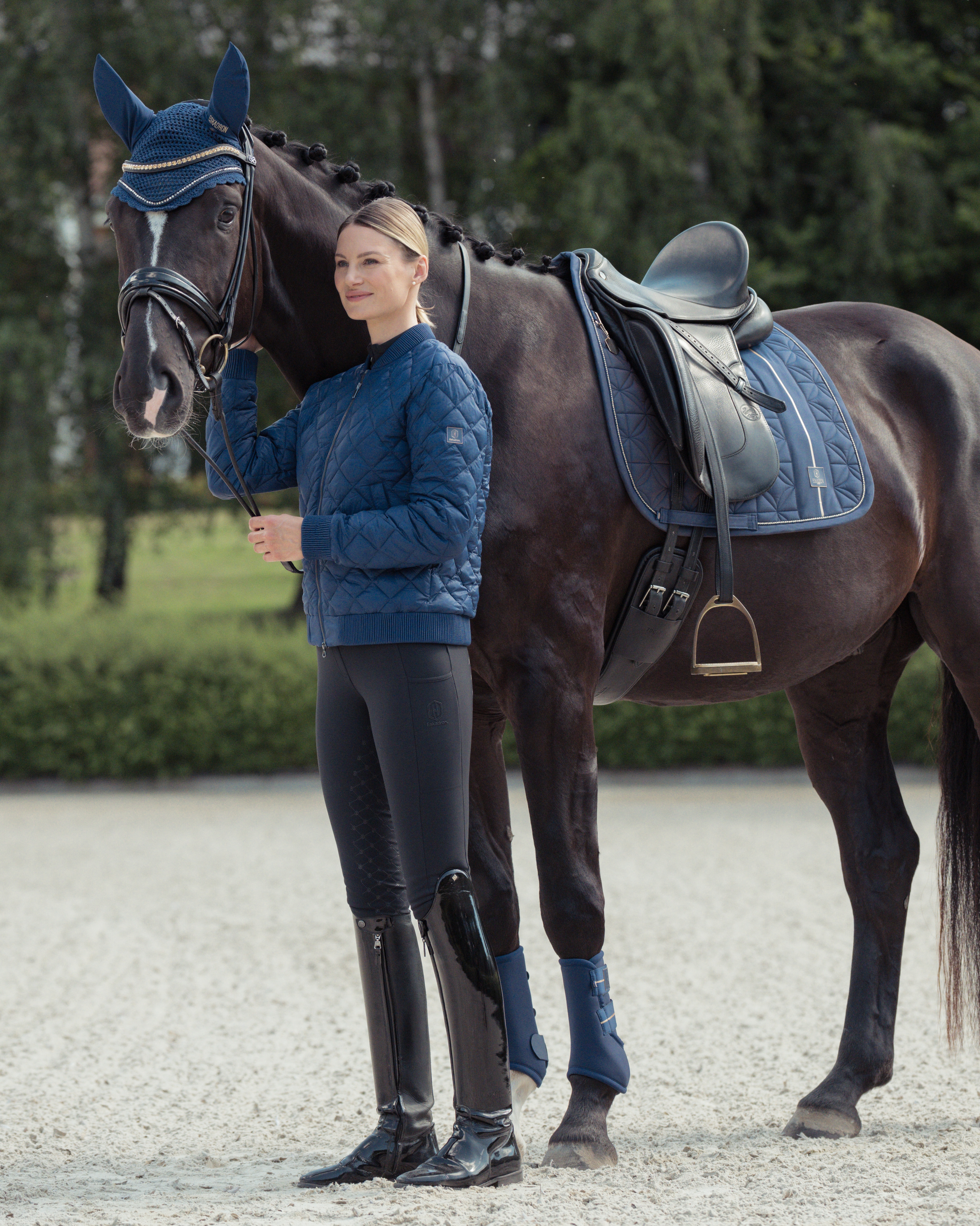Saddle pad Heritage Big Square Glam