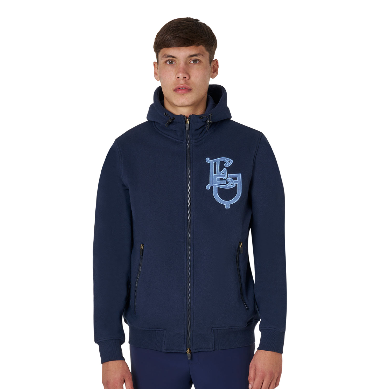 EQ Hoodie mit Frontreißverschluss