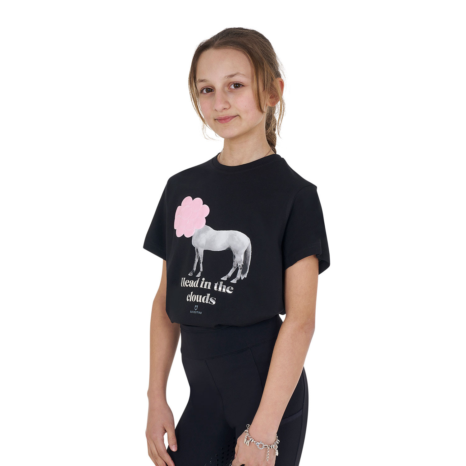 Head In The Clouds Baumwoll-T-Shirt für Mädchen