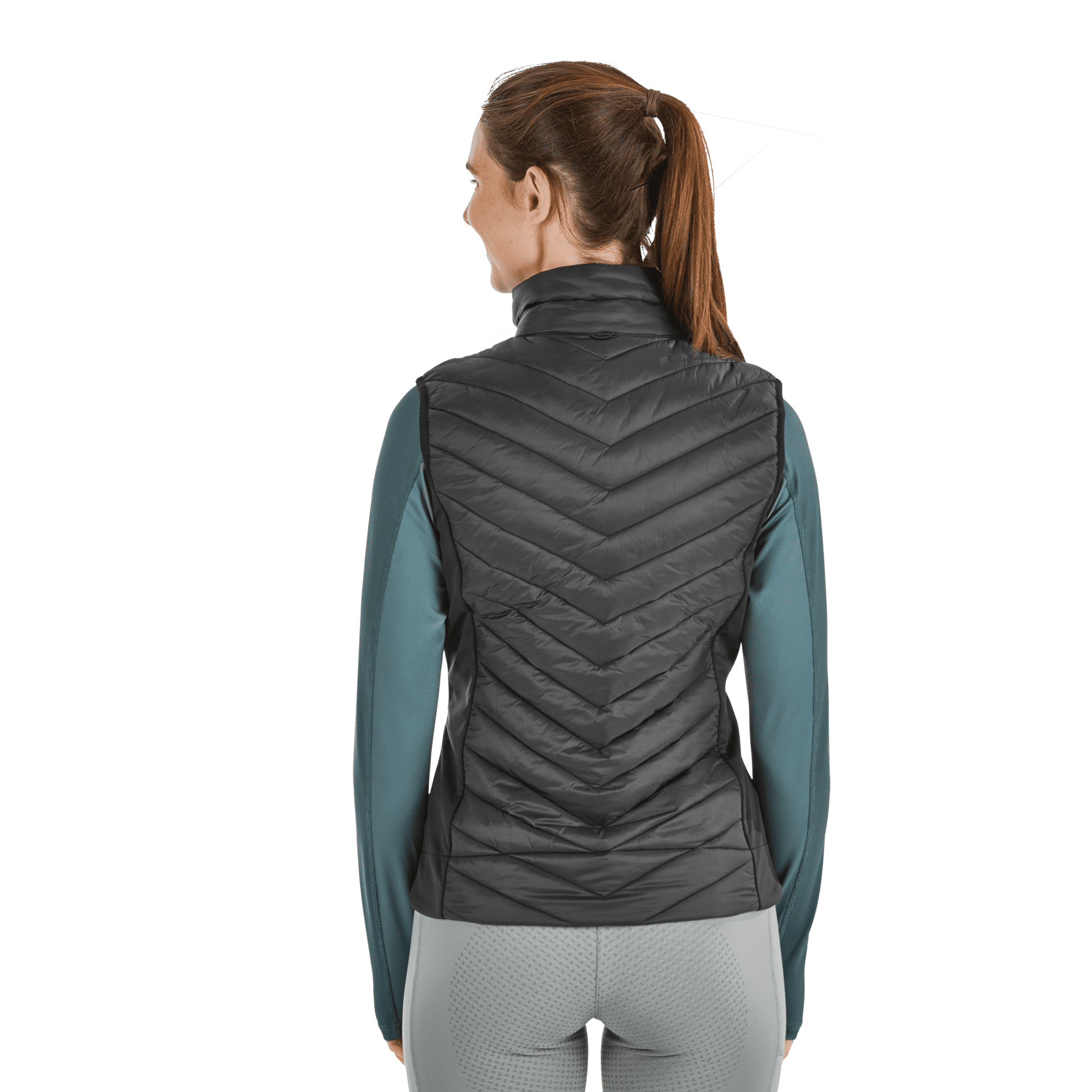 Women's Micah Plus waistcoat in black