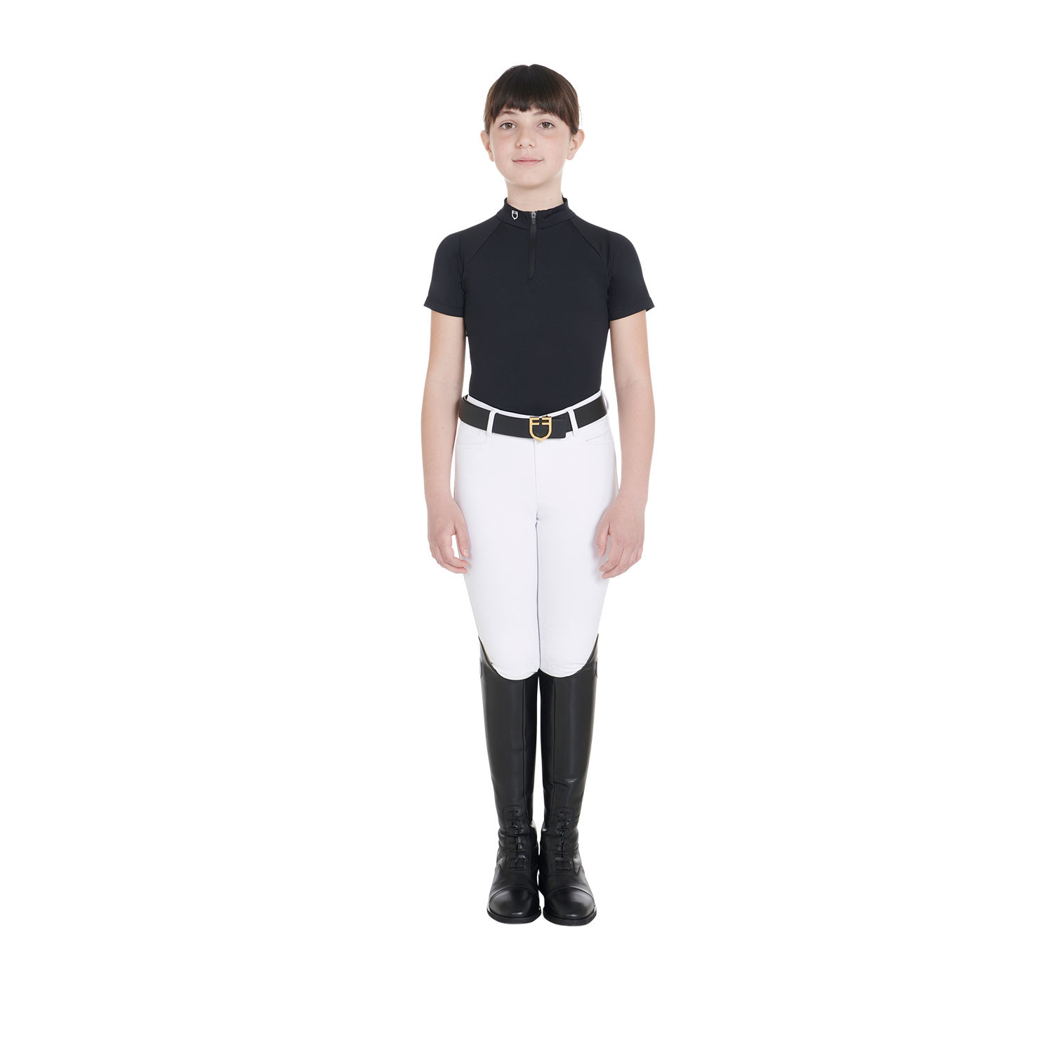 Schmales Kinder-Trainingspolo High Performance