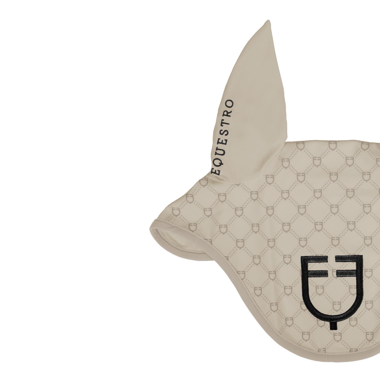 Fliegenhaube mit Monogramm-Print