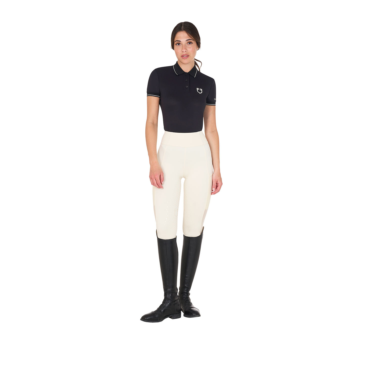 Polo-Shirt Slim Fit aus atmungsaktivem Material