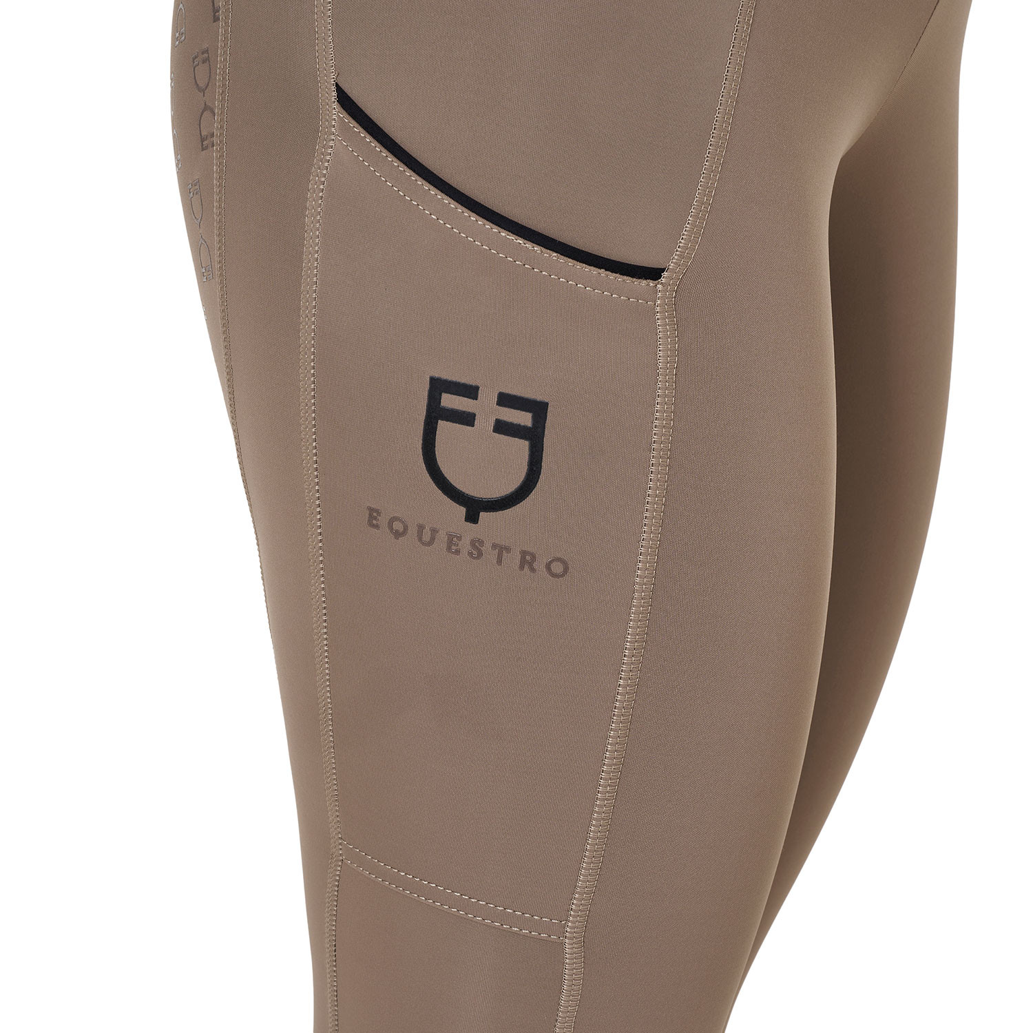 Damen-Leggings Slim Fit mit Vollbesatz