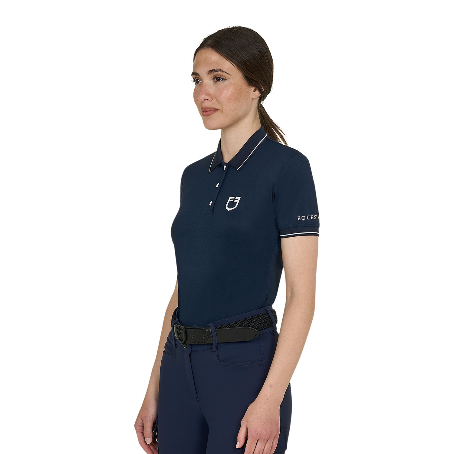 Polo-Shirt Slim Fit aus atmungsaktivem Material