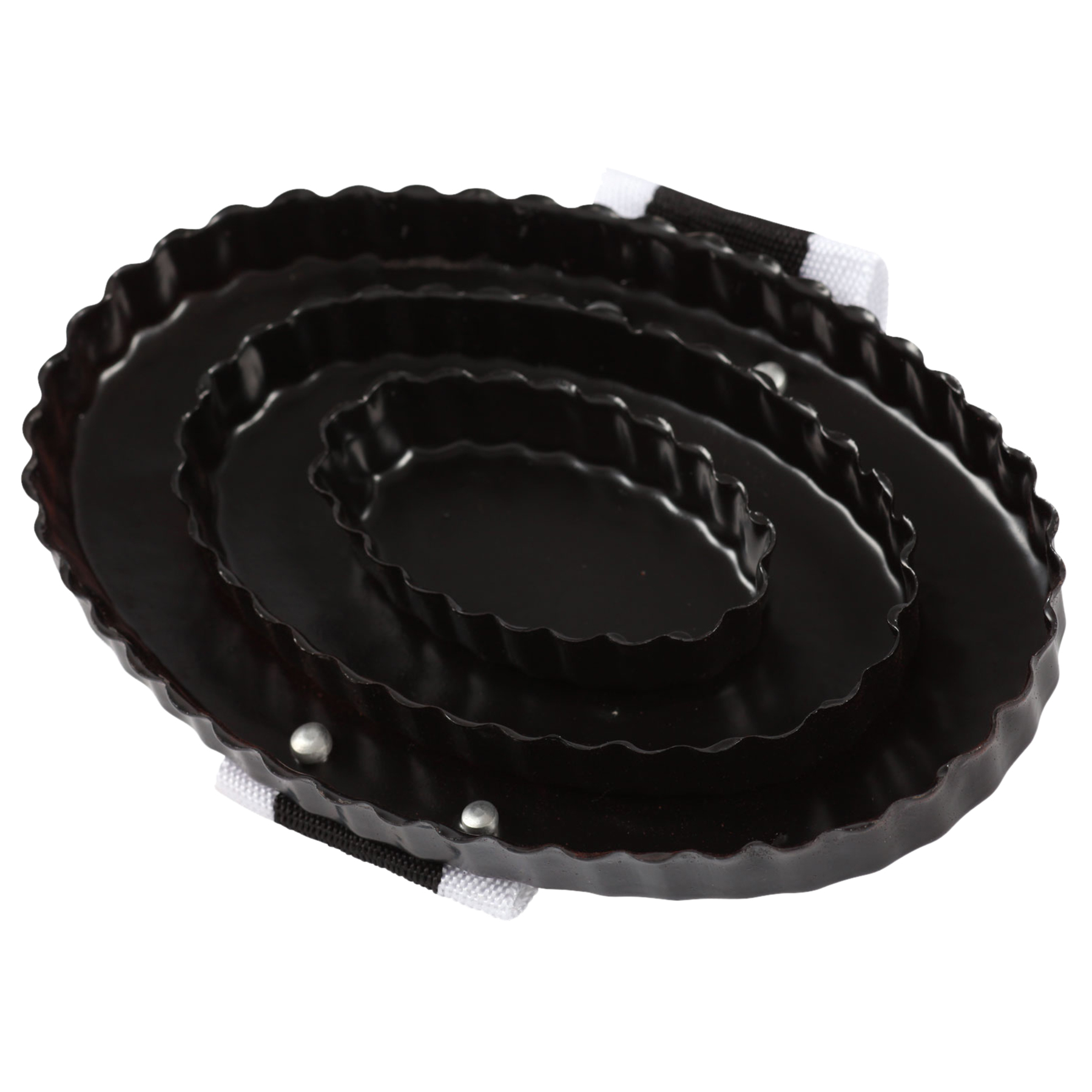 Metallstriegel, schwarz