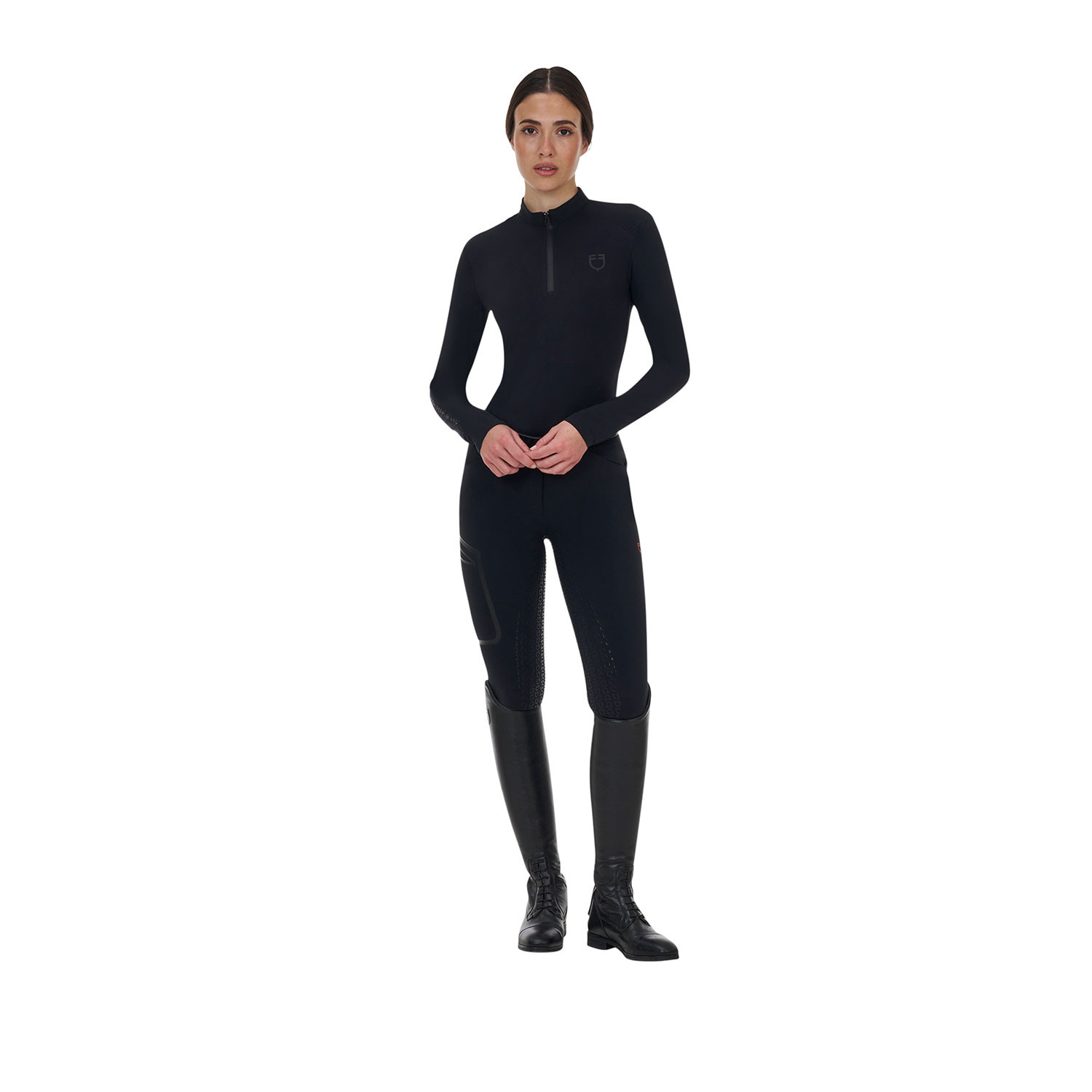 Schmale Damen-Reithose mit Vollbesatz