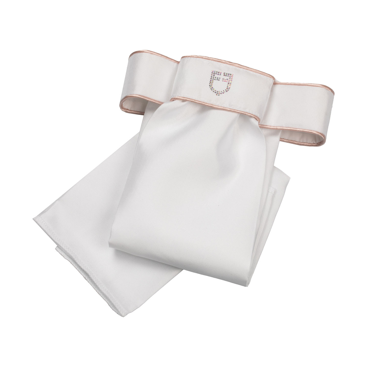 Dressur-Plastron mit Strasslogo