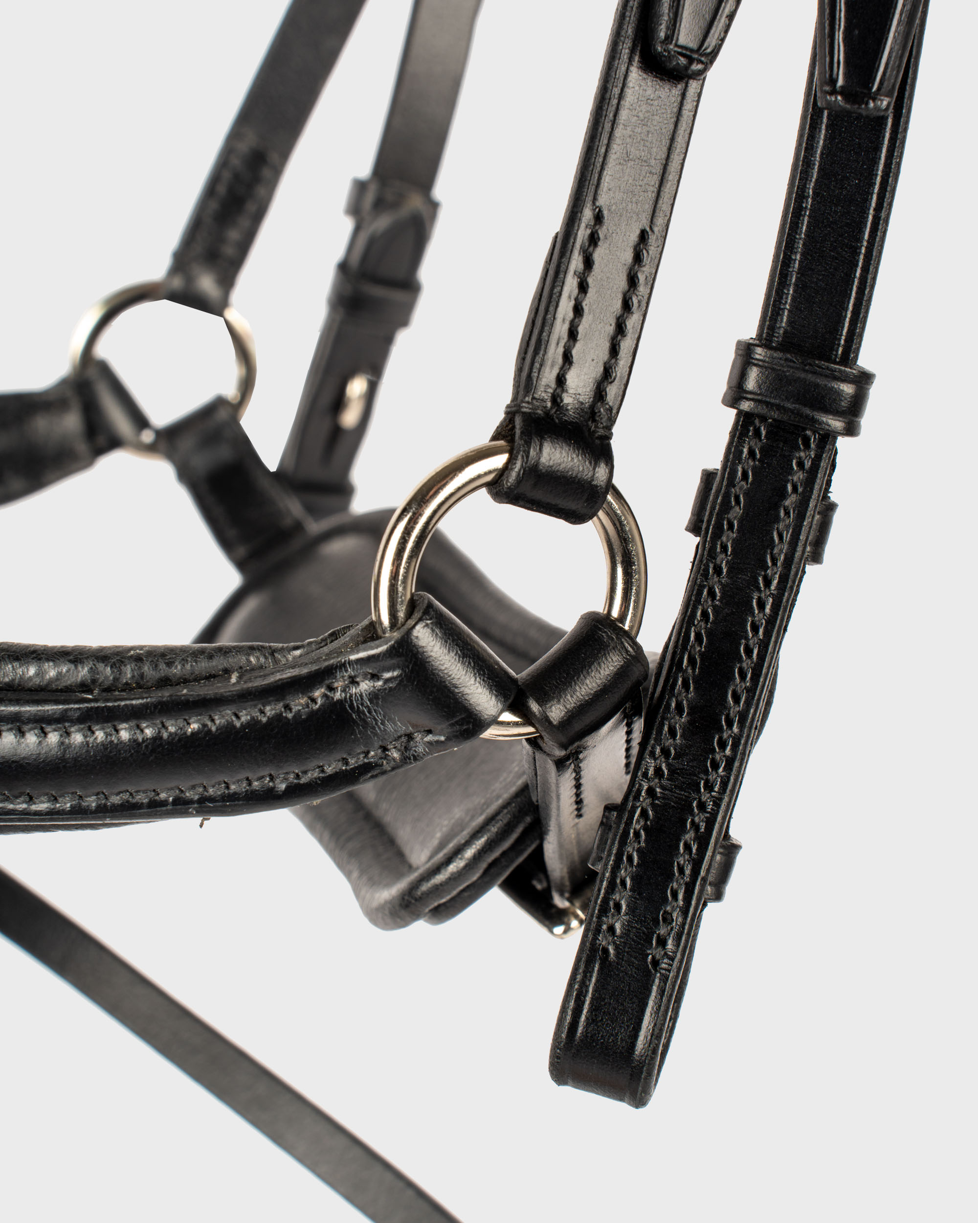 Bridle Balance anatomical stainless steel incl. reins in black