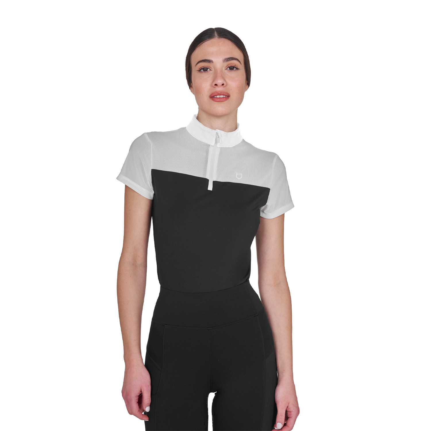 Damen-Trainingspolo mit Mesh-Einsätzen