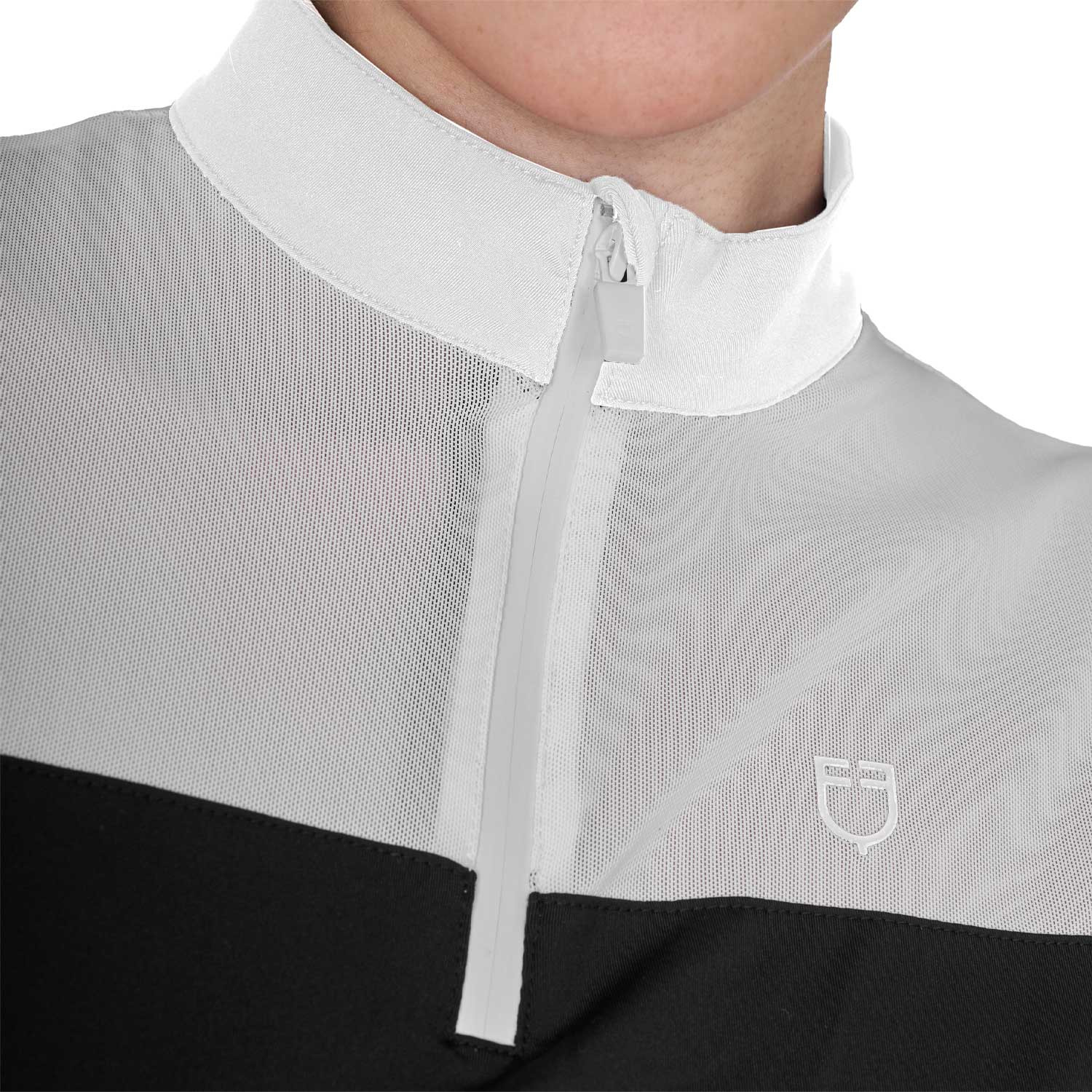 Damen-Trainingspolo mit Mesh-Einsätzen