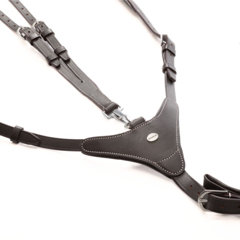 Breastplate "Dexter" 3-pt. high with elastic