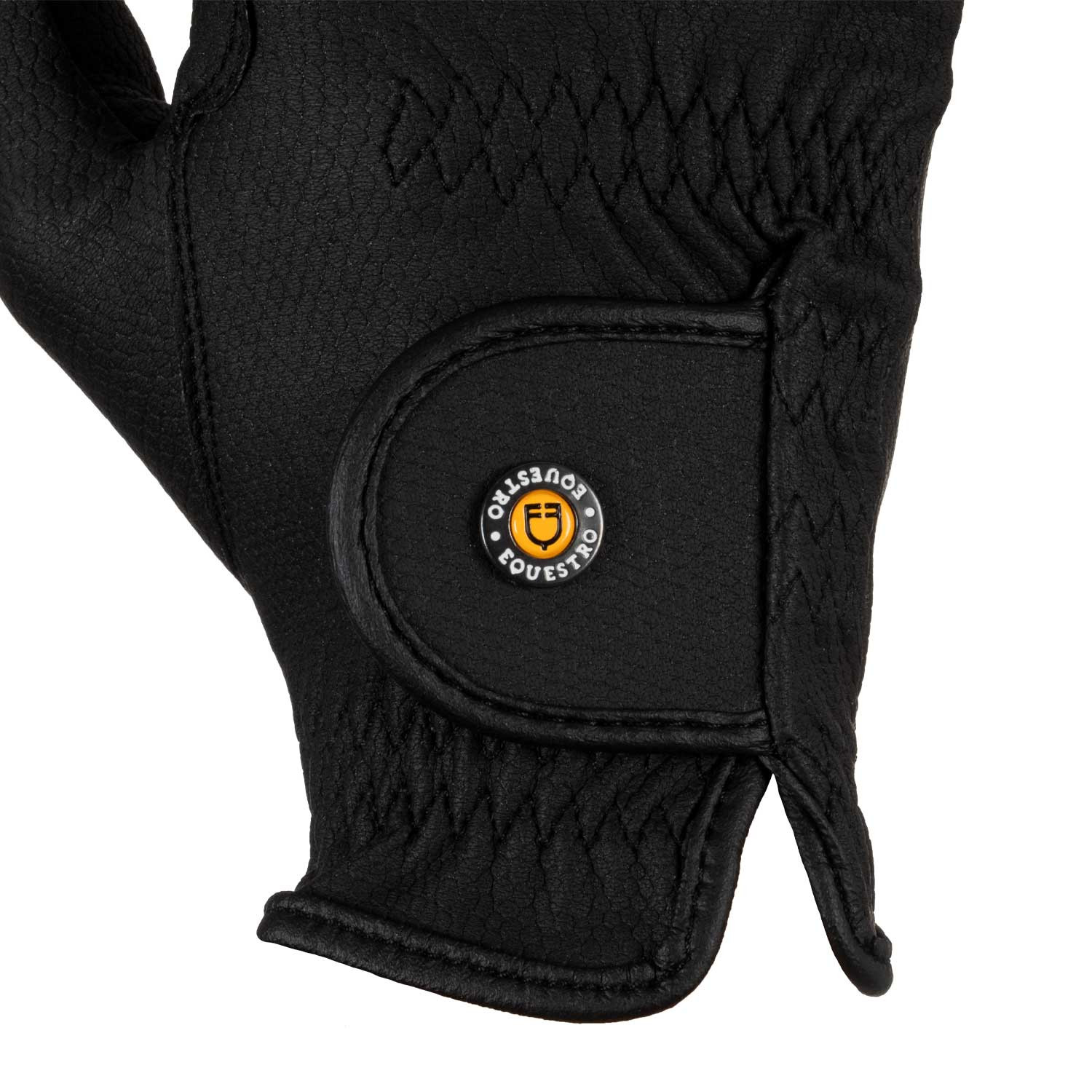 Gepolsterte Unisex-Handschuhe aus Kunstleder mit Klettverschluss