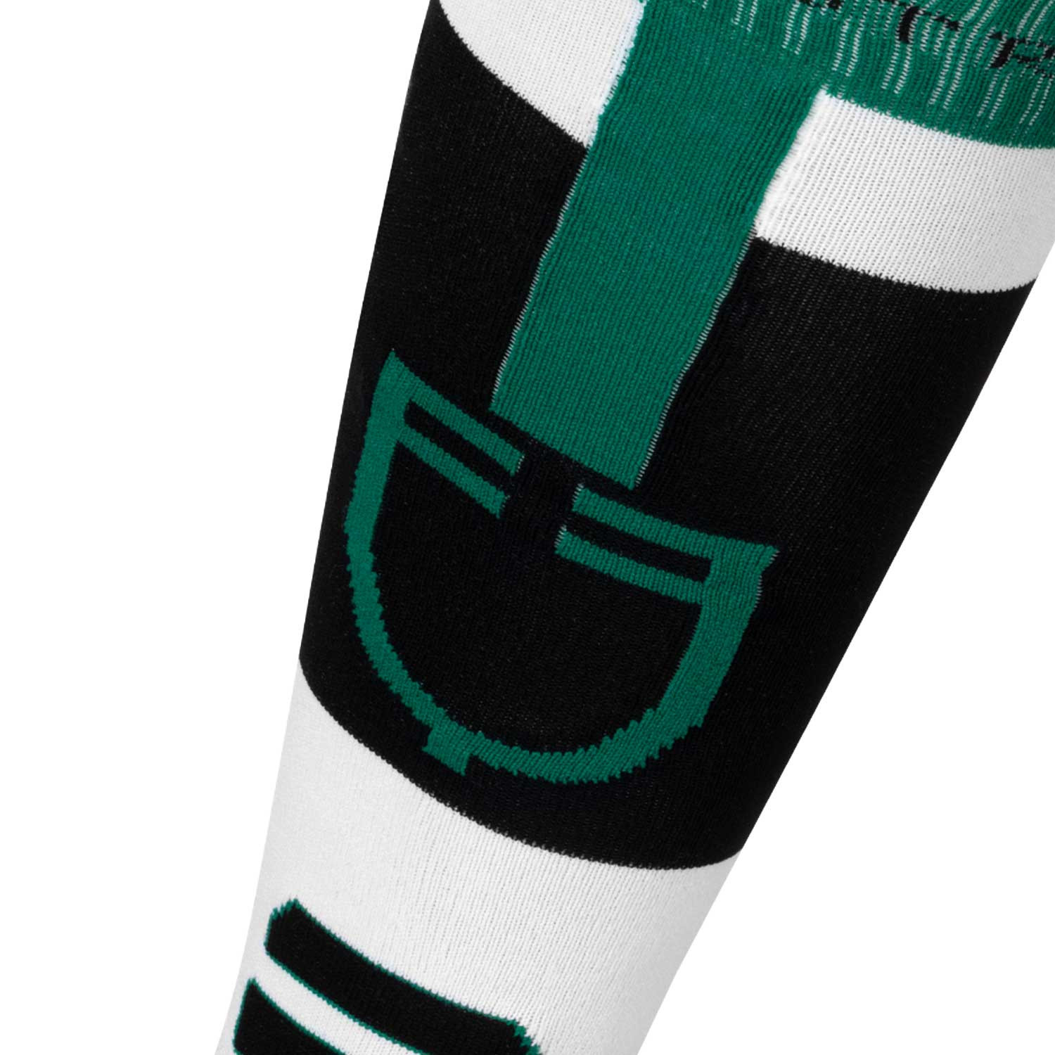 Socke aus atmungsaktivem Funktionsgewebe mit Logo