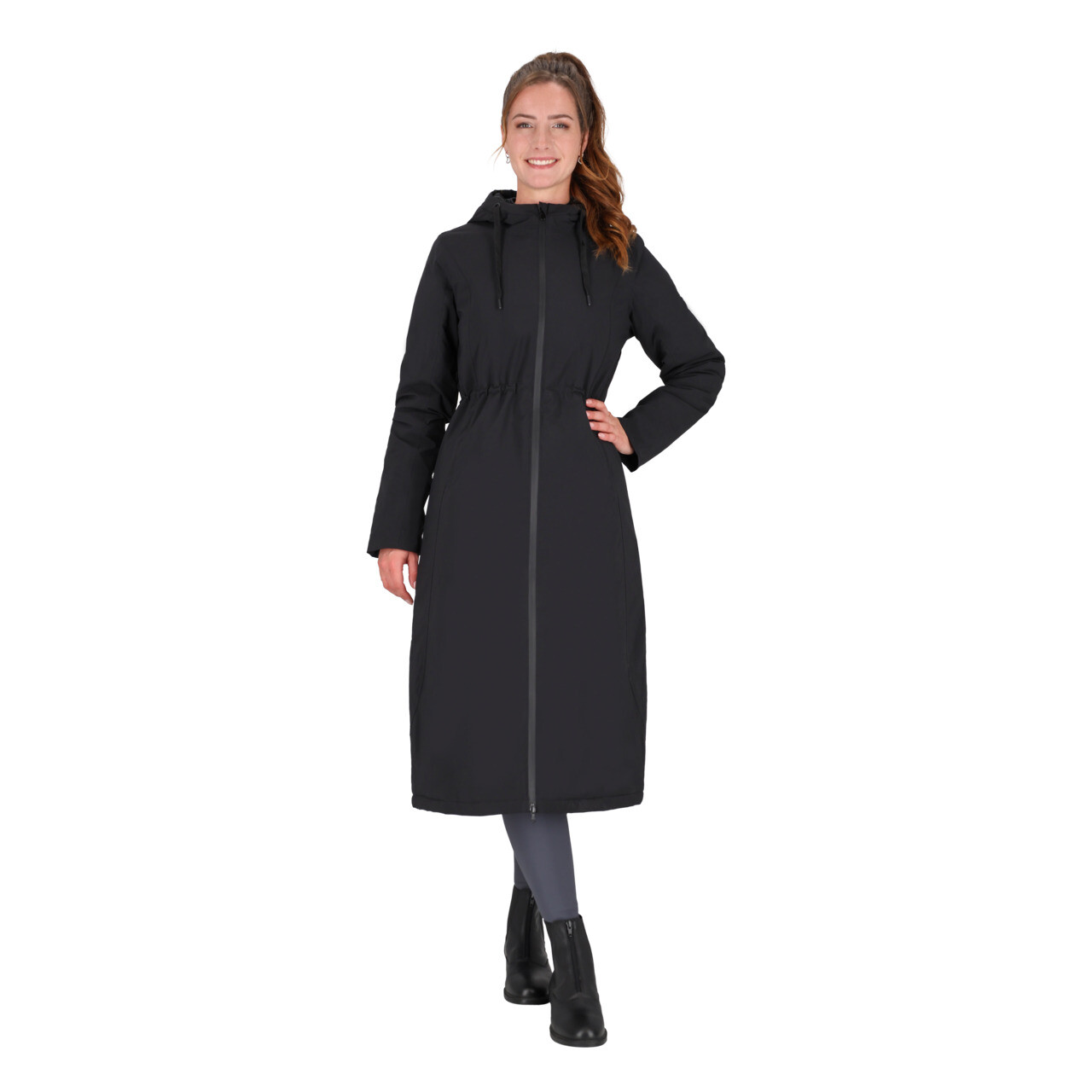 Winterjacke Livora in schwarz