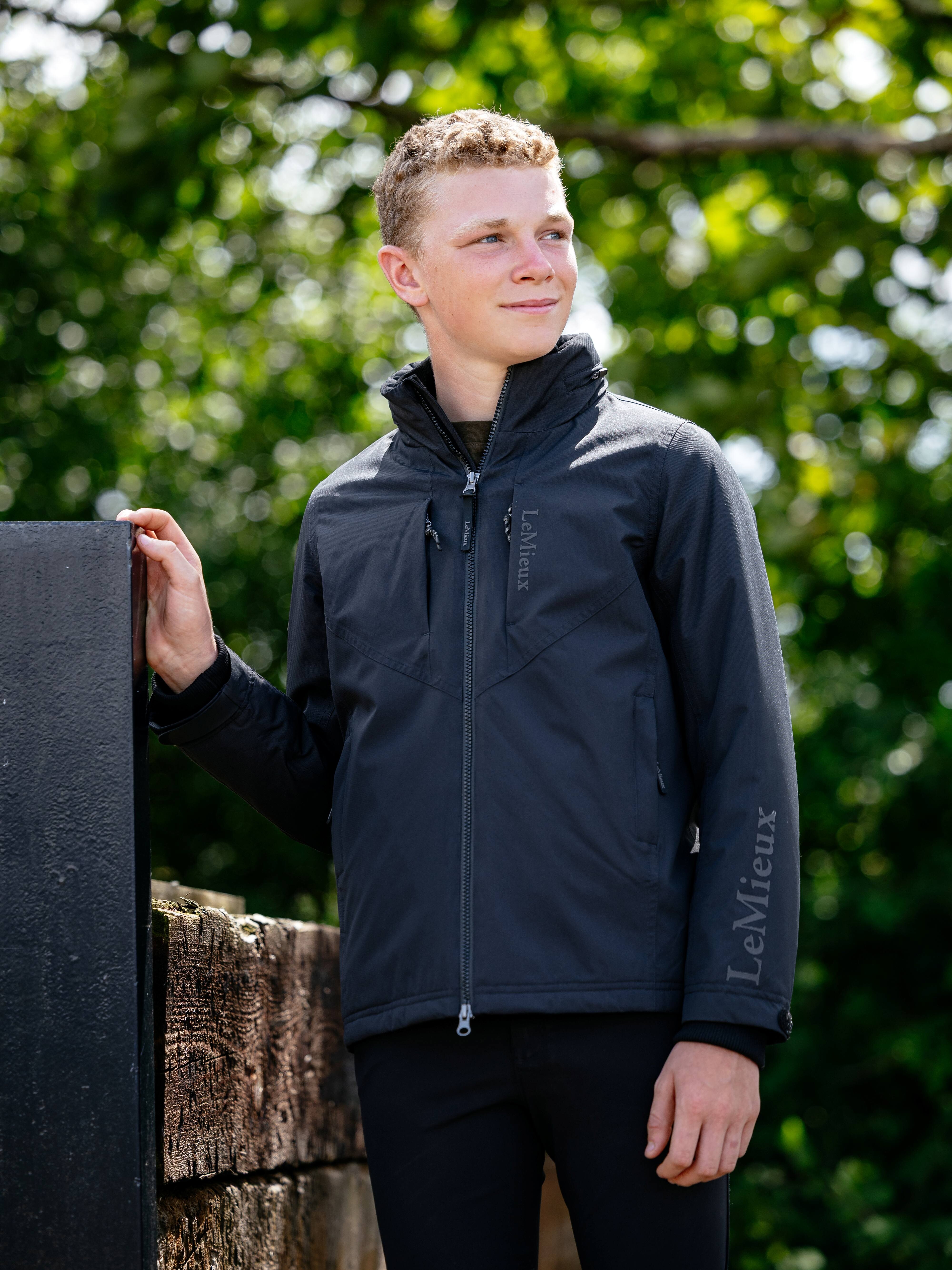 Young Rider Boys Wasserdichte Team Jacke