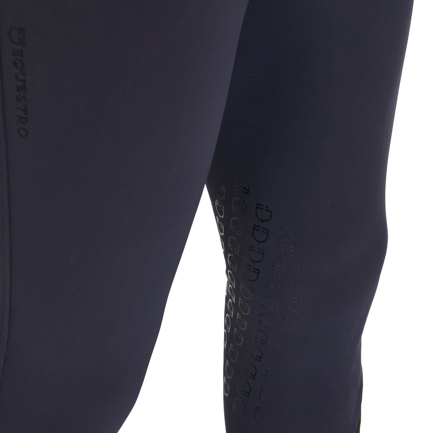 Schmale Herren-Reithose mit Grip und Logo
