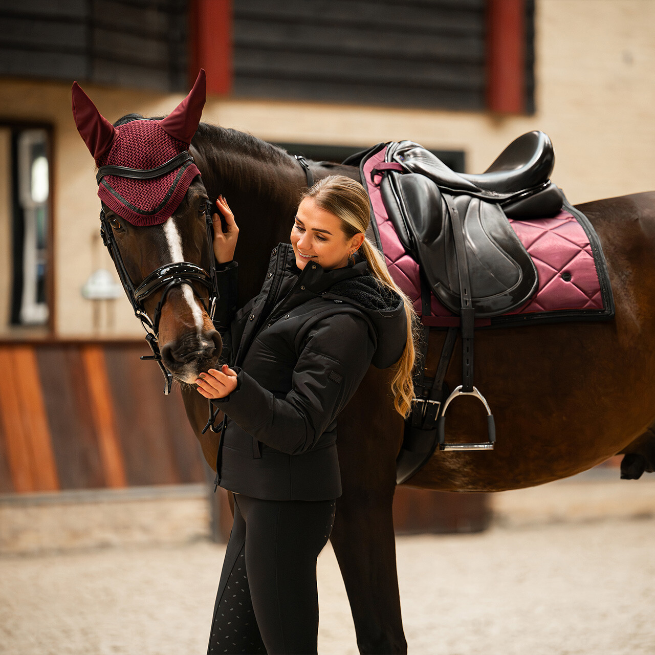 Rayah winter jacket with detachable sleeves