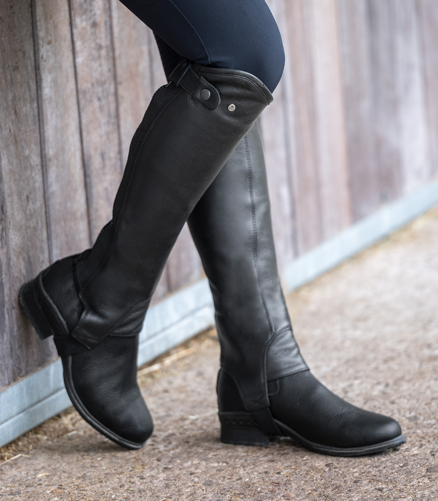Leather Chaps Classic, black