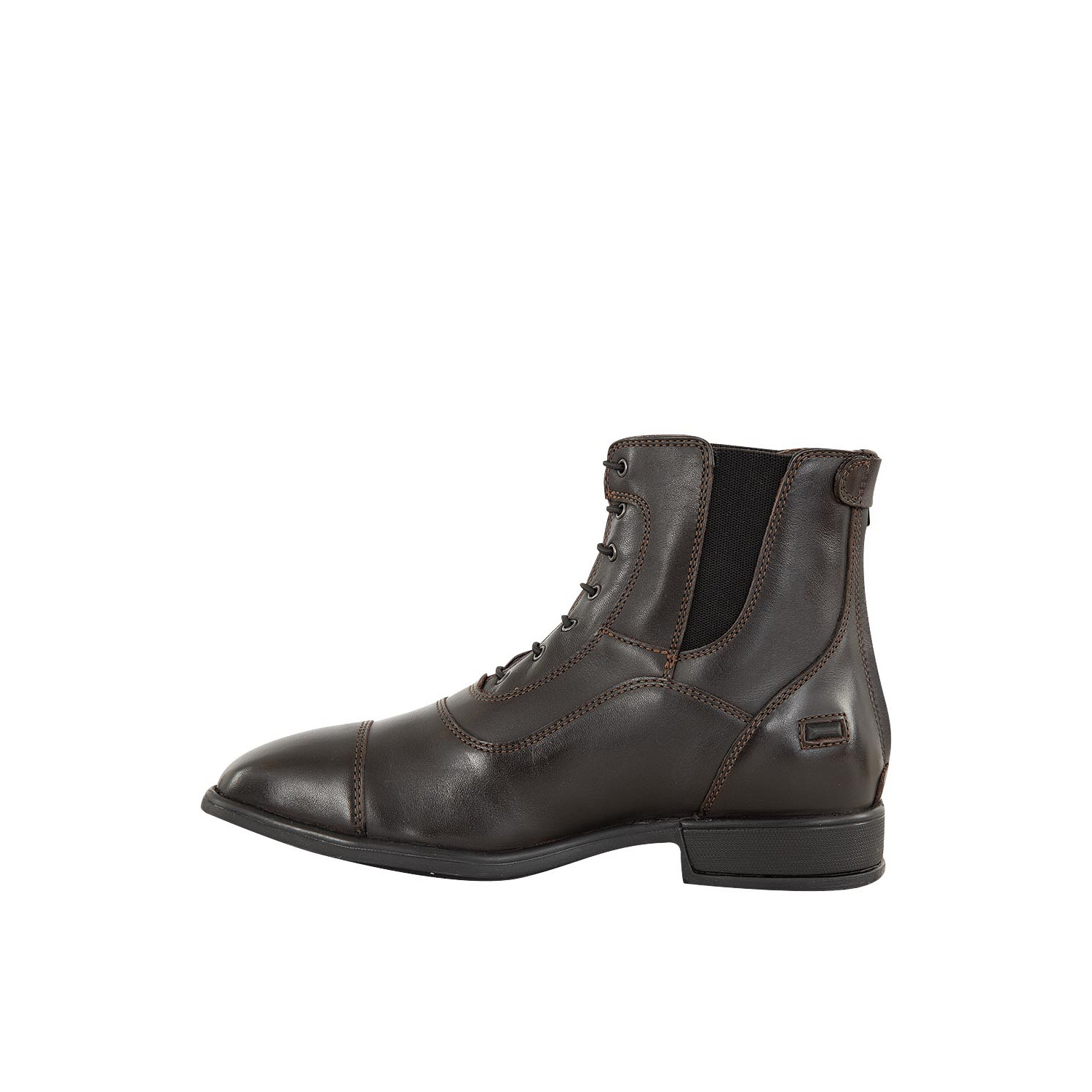 Jodhpur-Stiefeletten CL + Duchesse Lace and Zip in Dark Brown