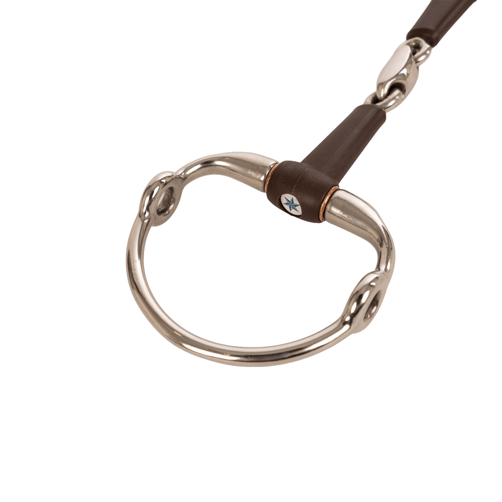 Mors à olives gag double brisure Flex Medium
