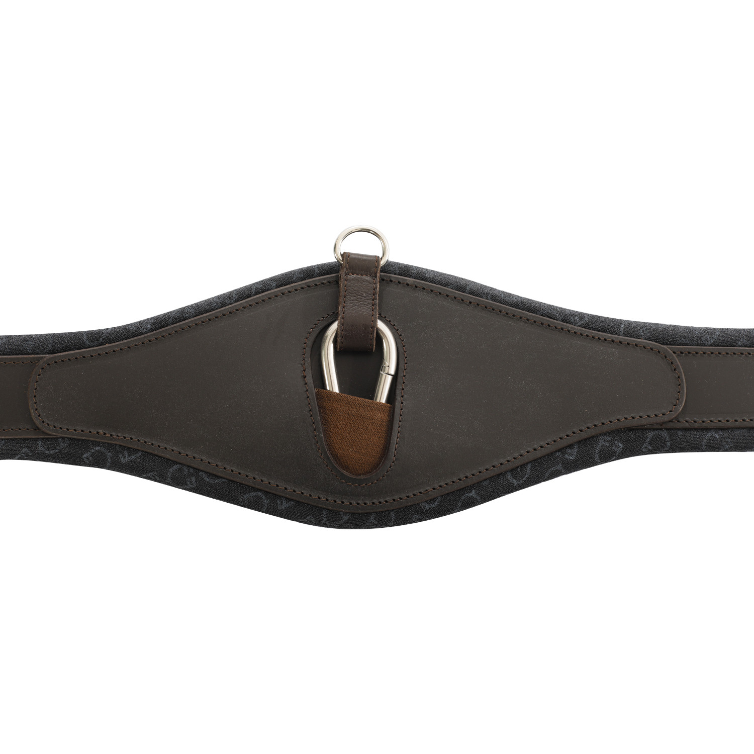 Anatomischer Springsattelgurt aus Leder