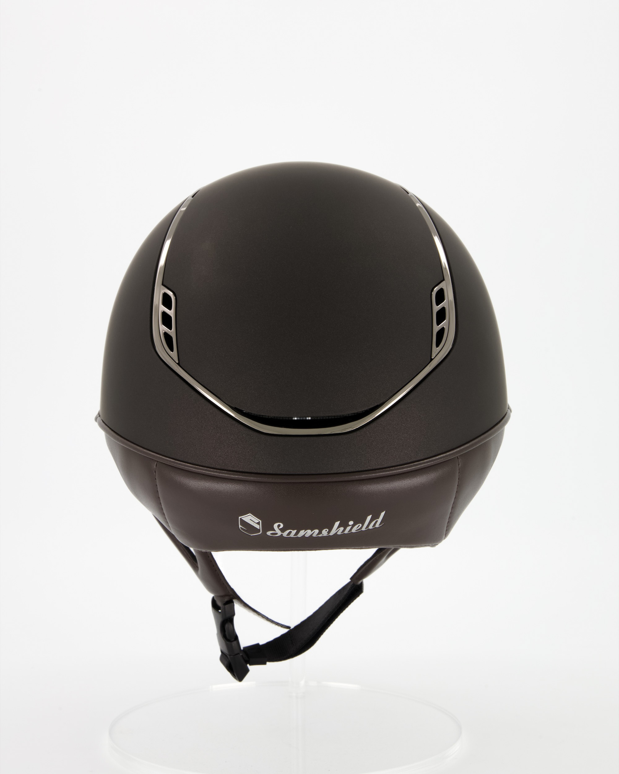 Riding helmet 2.0 Miss Shield Shadowmatt Standard in brown