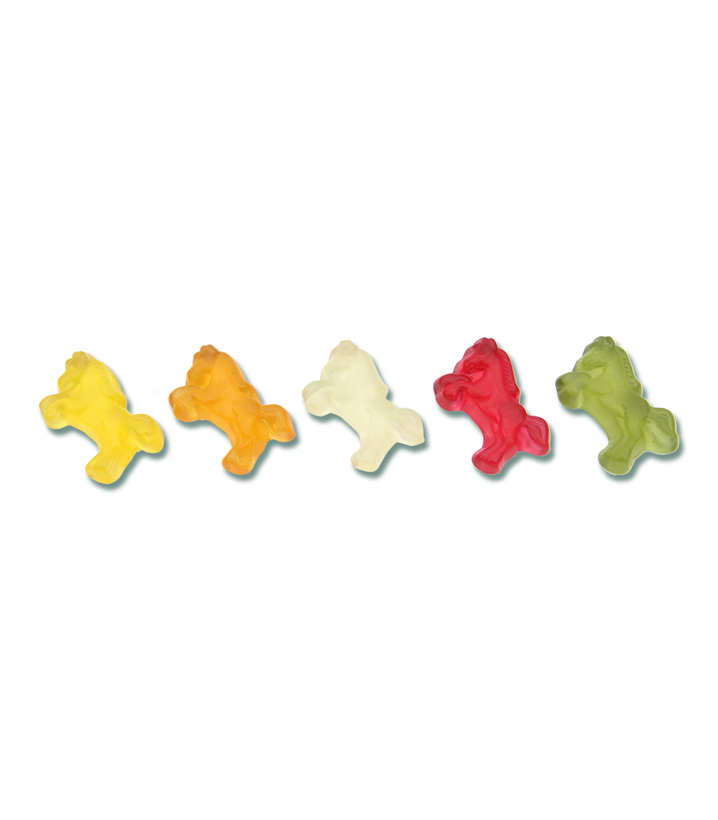 Fruit gum mini horses, 100g