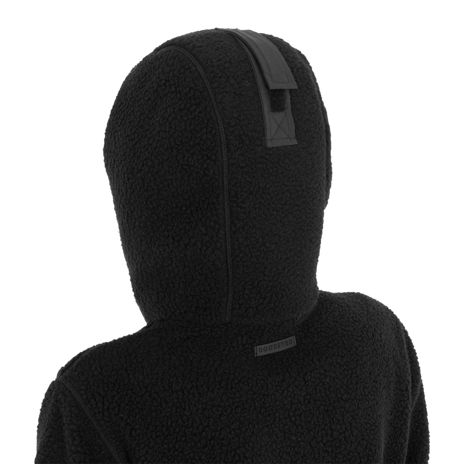 Damen-Teddyfleece-Kapuzenjacke mit Reißverschluss