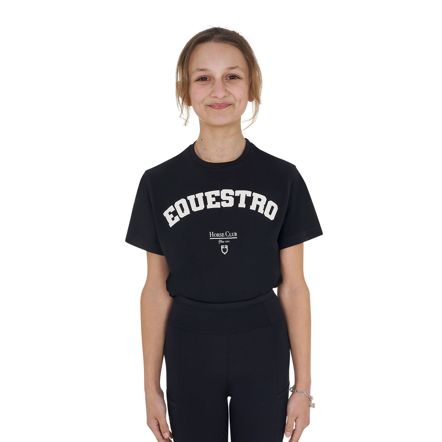 Mädchen-Baumwoll-T-Shirt Horse Club