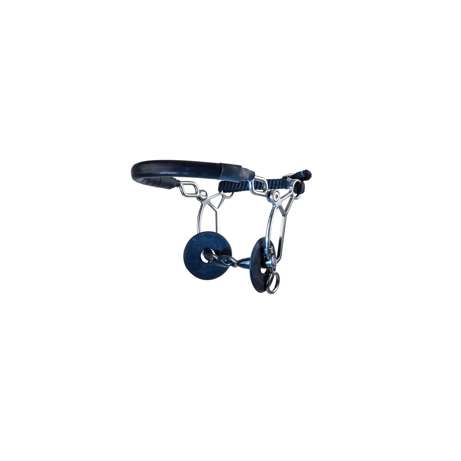 Sweet Iron Hackamore Kombi kurz-eliptical-16 in blau