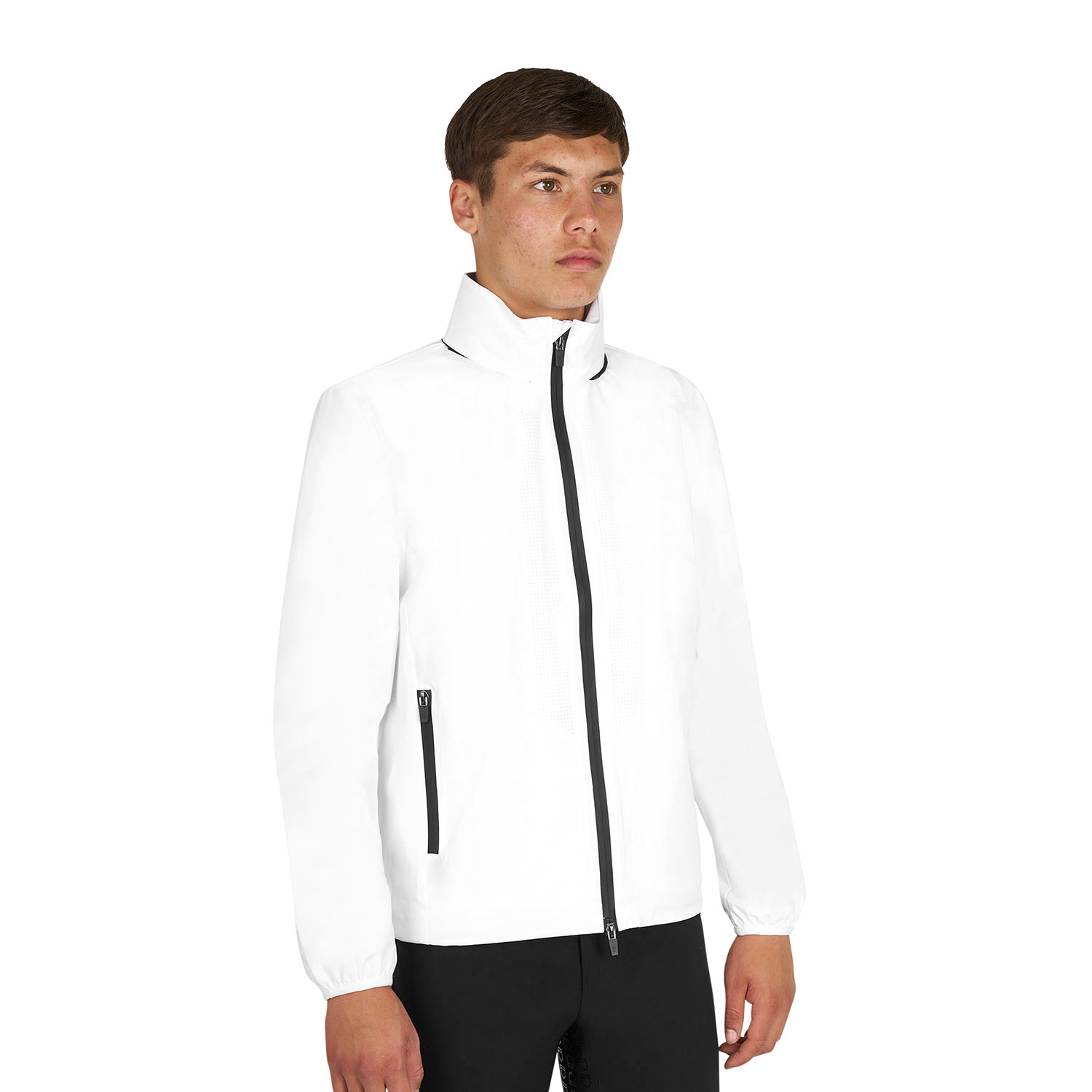 Herren-Softshelljacke mit Rückenlogo